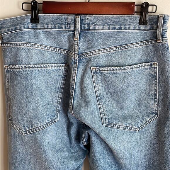 AGOLDE Jamie High Rise Classic Ripped Cotton Jeans - Picture 8 of 15